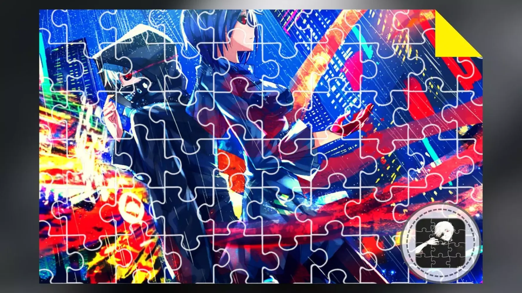 Anime Jigsaw Puzzles Games: Tokyo Ghoul Puzzle Screenshots