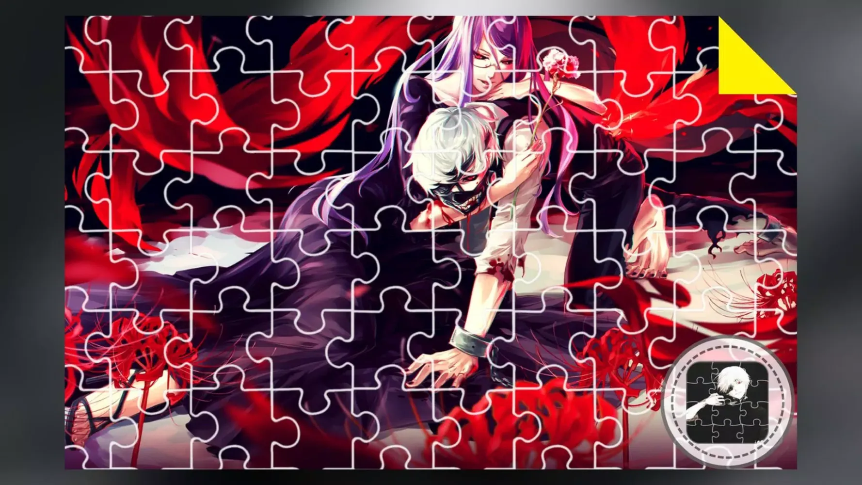 Anime Jigsaw Puzzles Games: Tokyo Ghoul Puzzle Screenshots