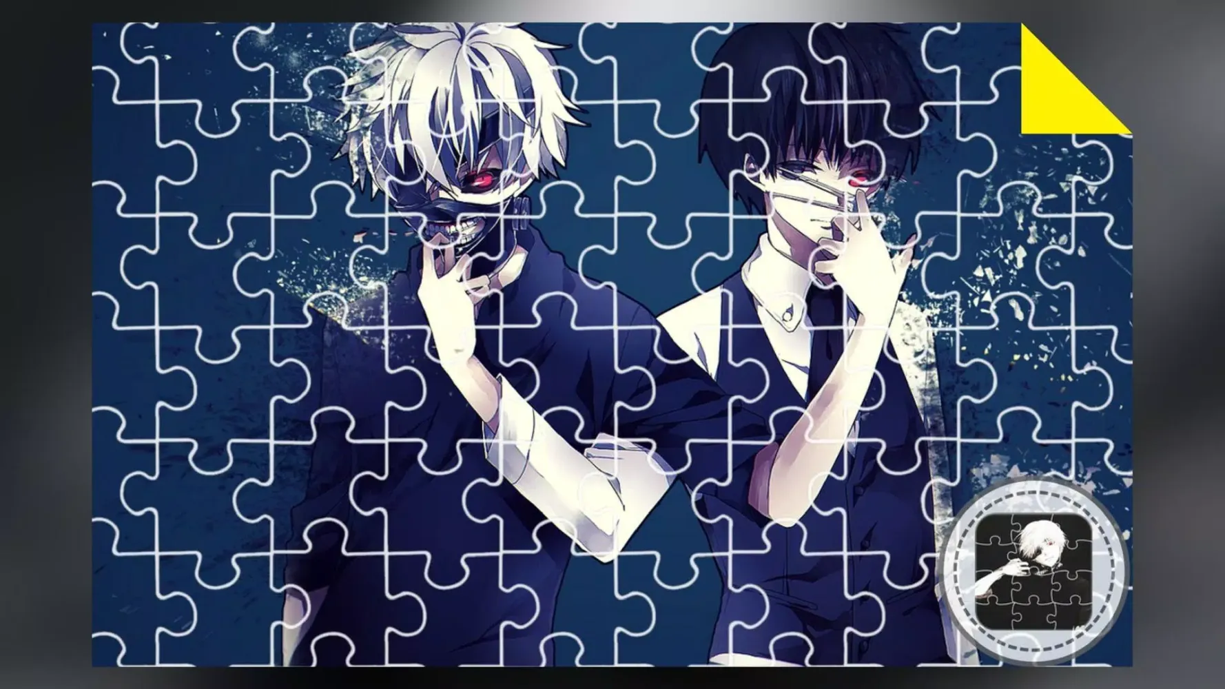 Anime Jigsaw Puzzles Games: Tokyo Ghoul Puzzle Screenshots
