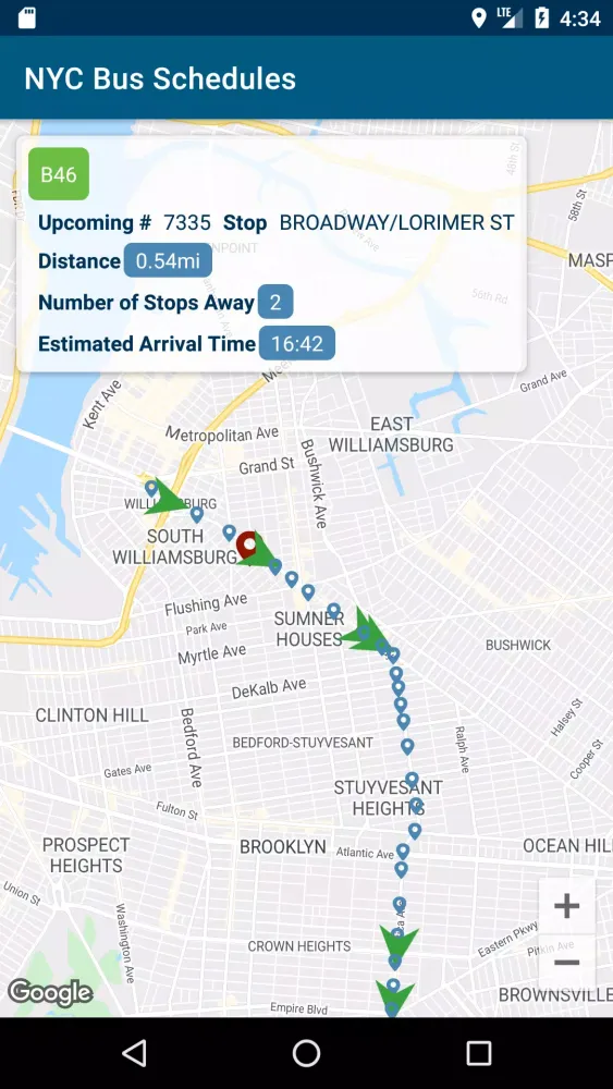 Скриншоты Bus Schedules in NYC