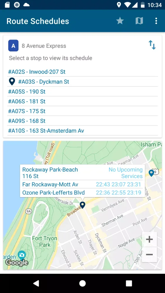 Скриншоты Bus Schedules in NYC