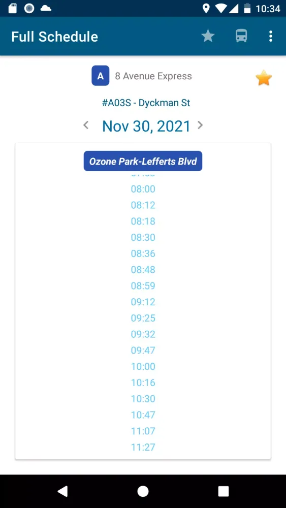 Скриншоты Bus Schedules in NYC