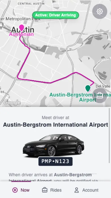 Tangkapan layar Vaya Concierge Driving