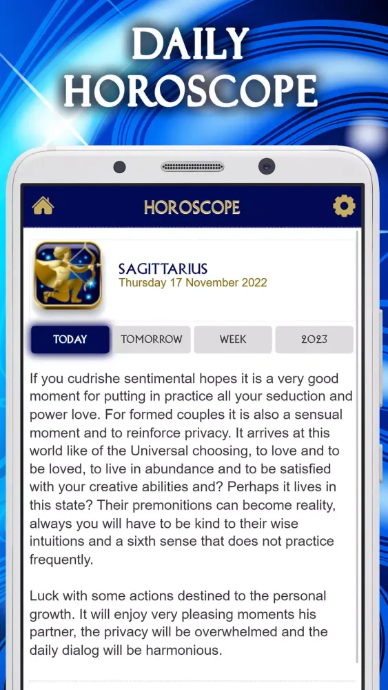 Daily Horoscope Screenshots
