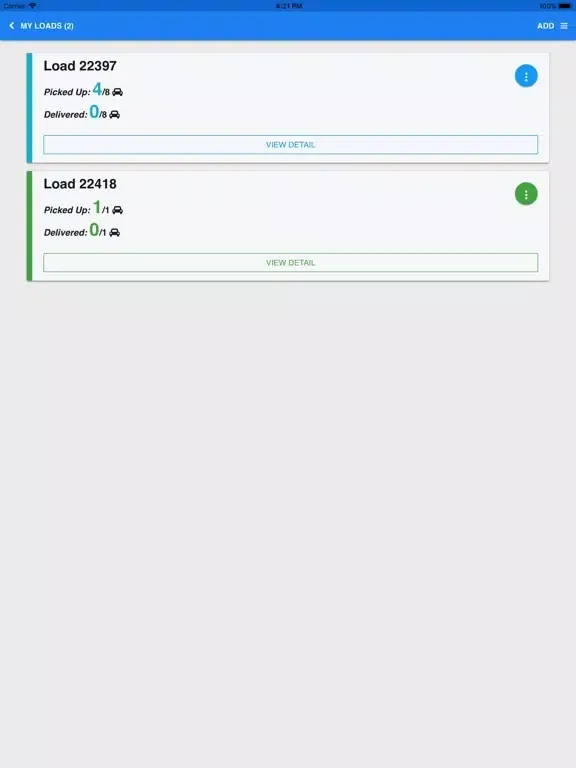 CFY Trucking EPOD iPad  Screenshots