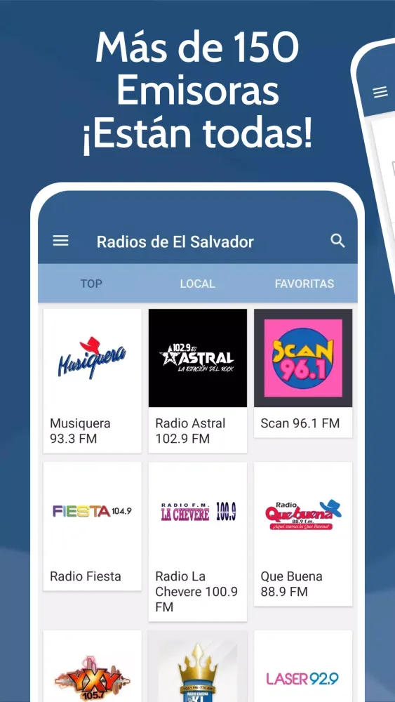 Radios de El Salvador en Vivo Ekran Görüntüleri