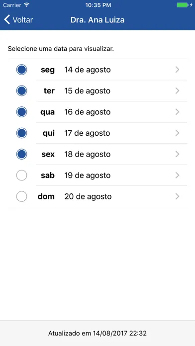 Zrzuty ekranu Agenda Online - Consultório