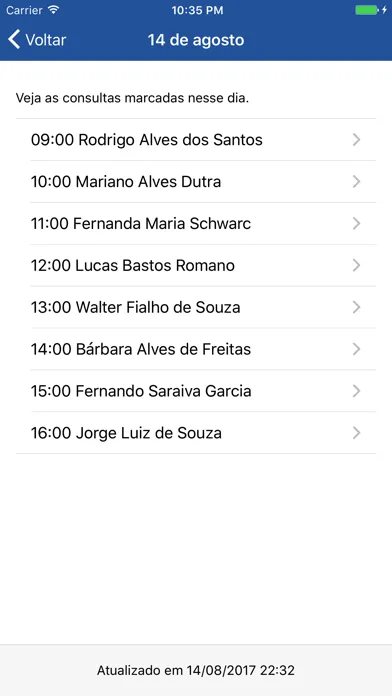 Zrzuty ekranu Agenda Online - Consultório