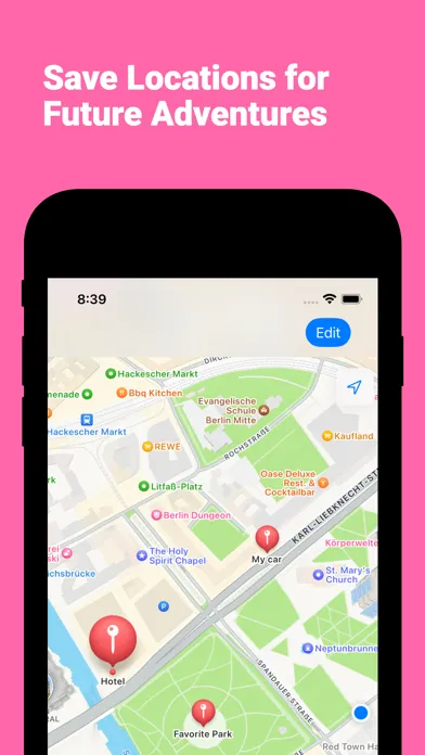 Capturas de tela do MapMem - Bustling City Compass
