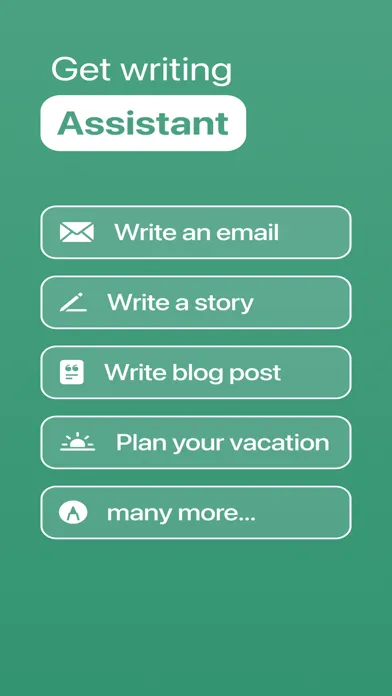 ภาพหน้าจอของ Chat Bot - AI Assisted Writer