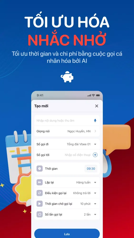 Nhắc lịch AI Screenshots