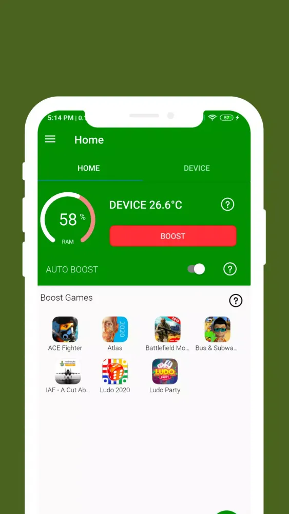 Capturas de pantalla de OneTouch Game Booster Pro