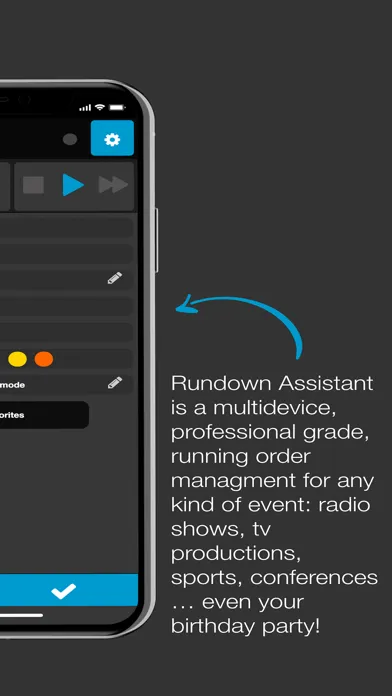 Rundown Assistant スクリーンショット