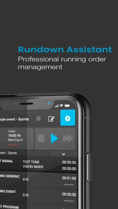 Rundown Assistant スクリーンショット