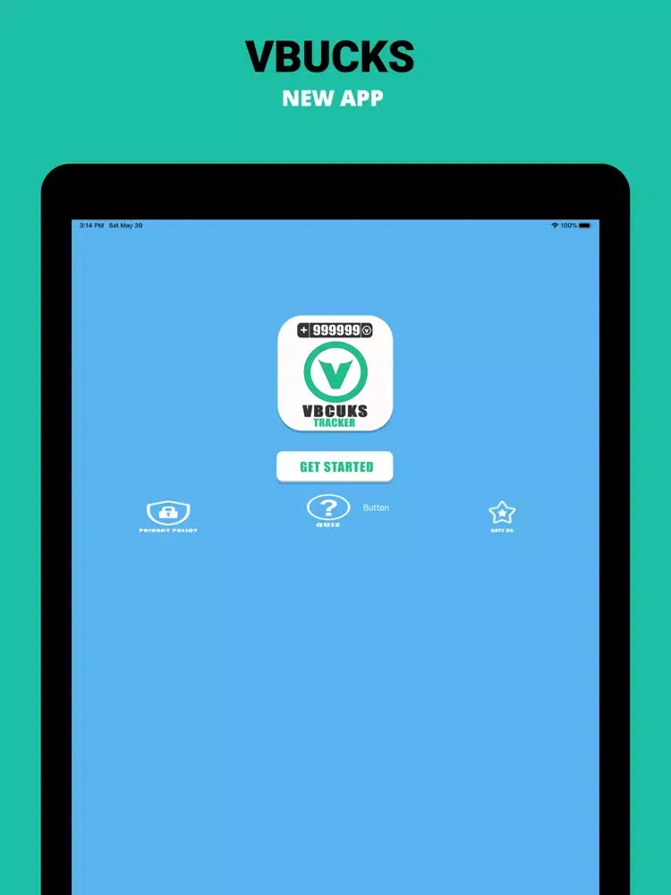 VBucks Tracker For Fortnite iPad 应用截图