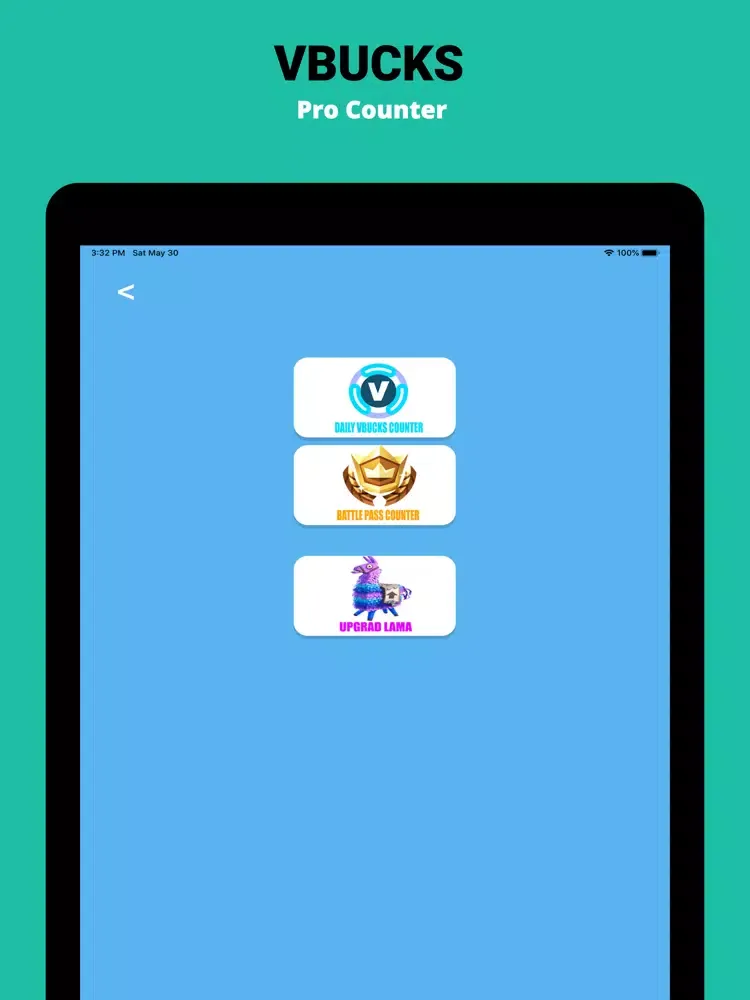 VBucks Tracker For Fortnite iPad 应用截图