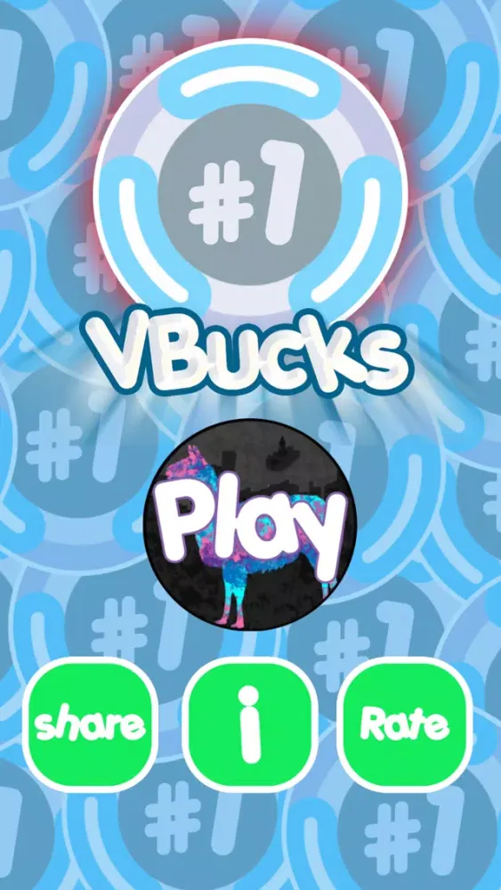 Zrzuty ekranu VBucks Quiz fort-nite