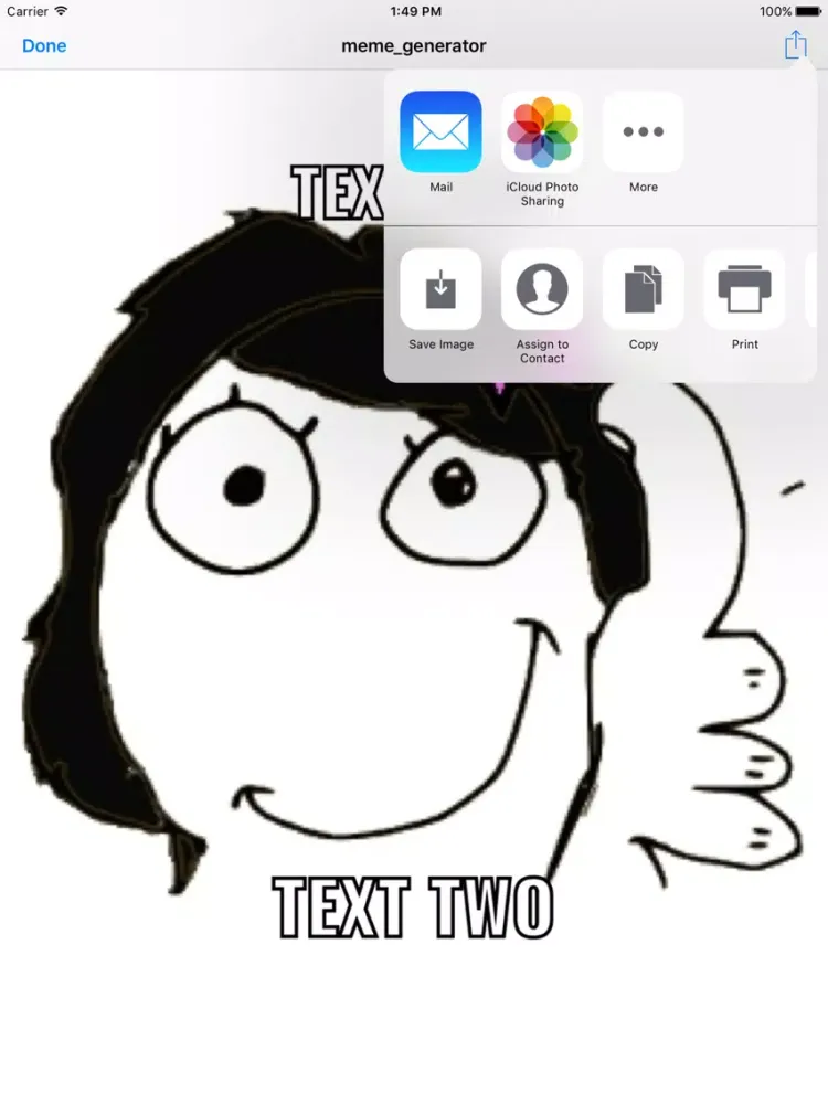 Memes Maker Pro - ミームメーカープロ iPad  Screenshots
