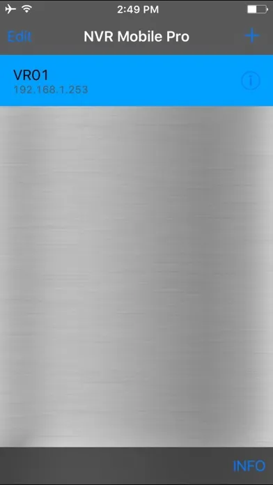 Captures d'écran de JVC NVR Mobile Pro