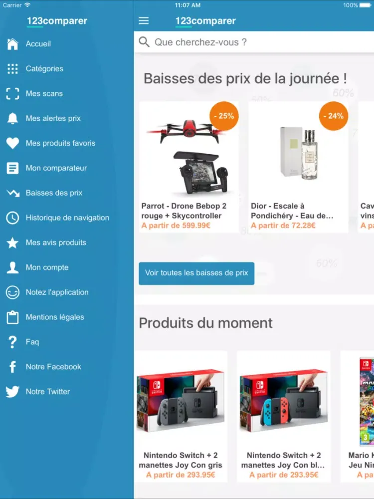 123comparer - Comparateur de prix iPad 应用截图