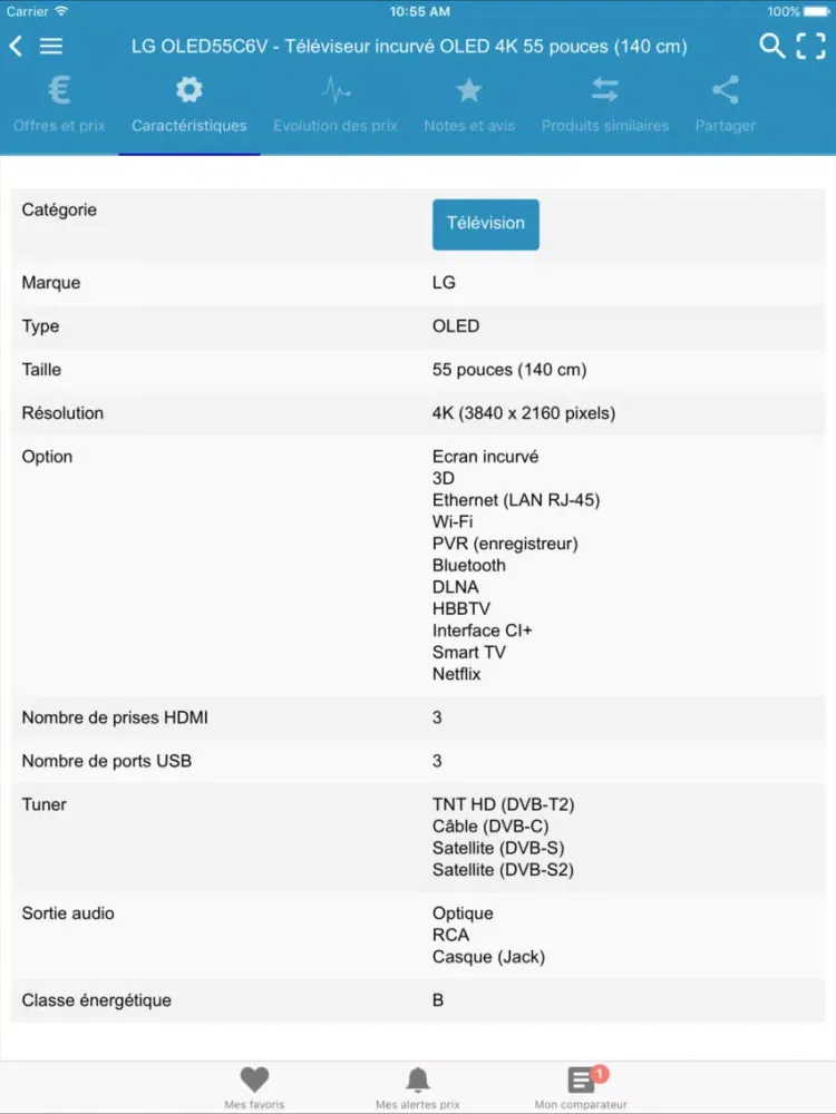 123comparer - Comparateur de prix iPad 应用截图