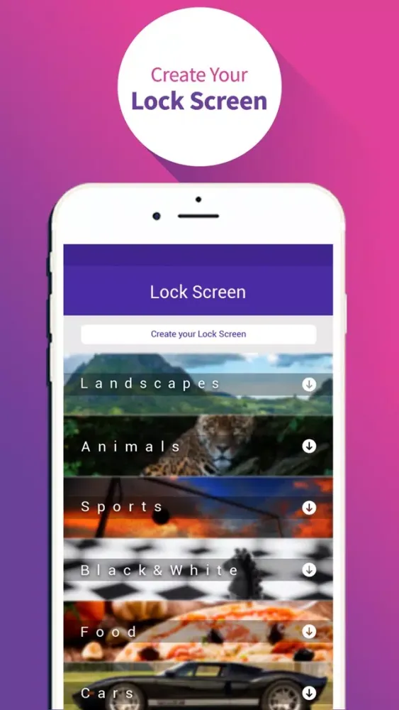 Ảnh chụp màn hình của SwipeLockscreen - Customized Wallpapers For Lockscreen