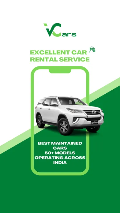 Captures d'écran de VCars - Self Drive Car Rentals