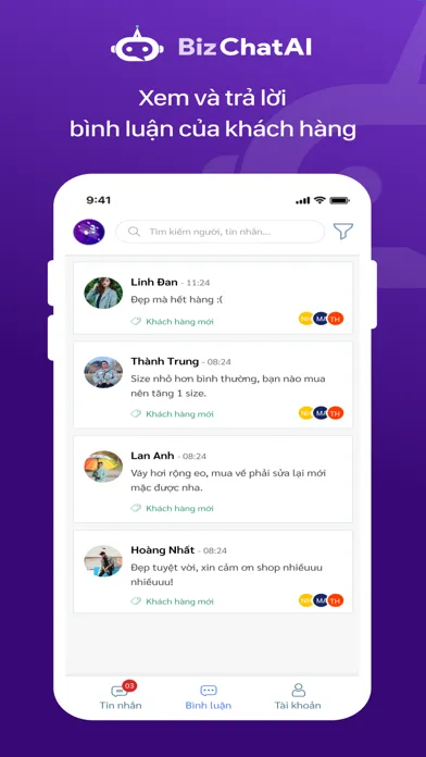 Bizfly Chat应用截图