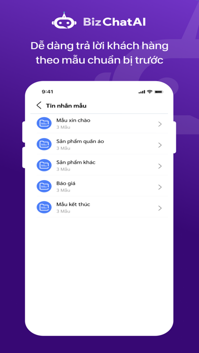 ภาพหน้าจอของ Bizfly Chat