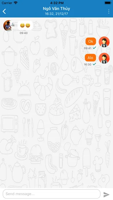 Capturas de tela do ChatBizfly