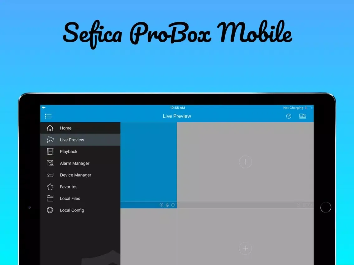 Capturas de tela do VCC Plus iPad
