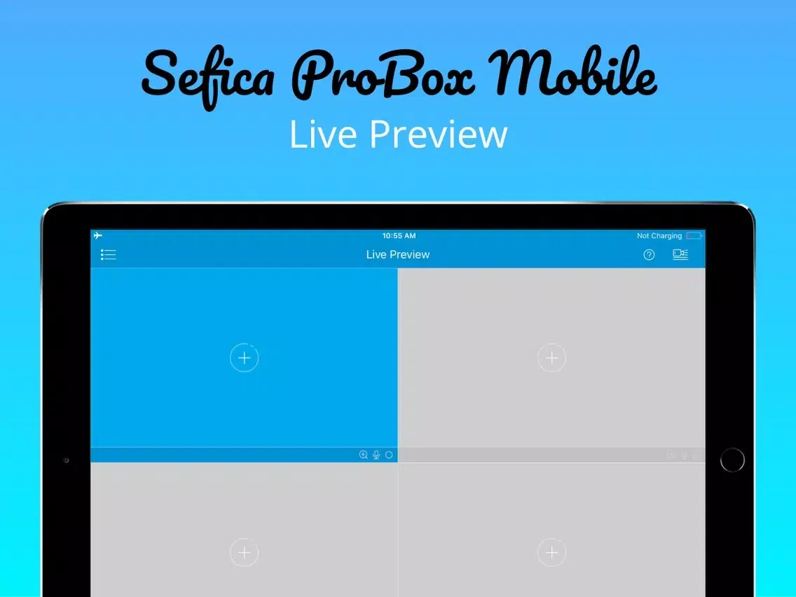 Capturas de tela do VCC Plus iPad
