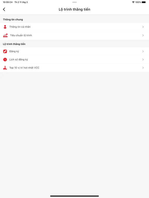 VCC - Hồ sơ điện tử iPad  Screenshots