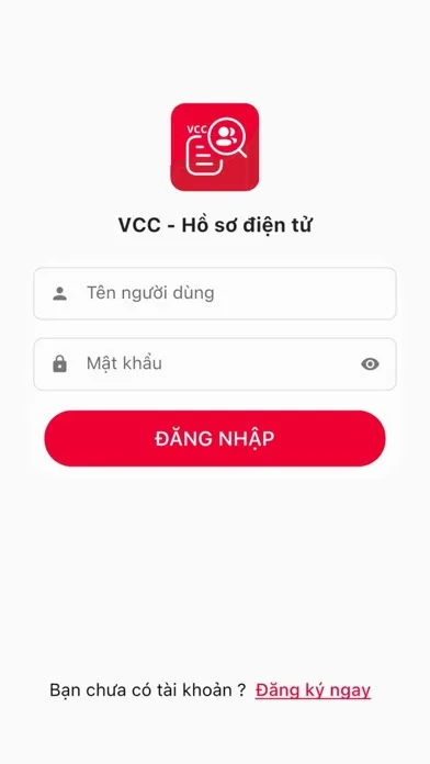 VCC - Hồ sơ điện tử Screenshots