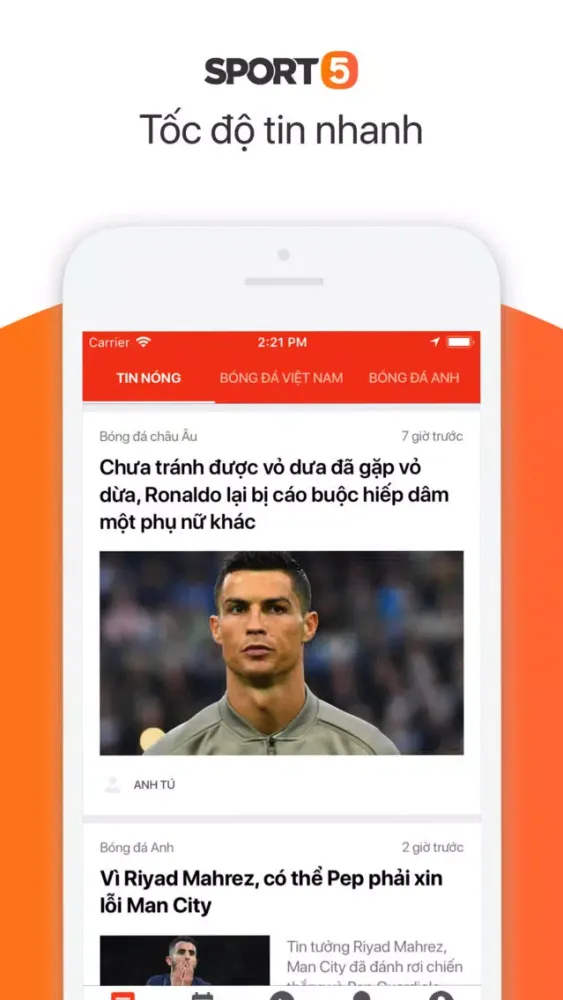Zrzuty ekranu Sport5.vn