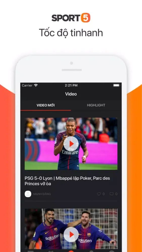 Zrzuty ekranu Sport5.vn