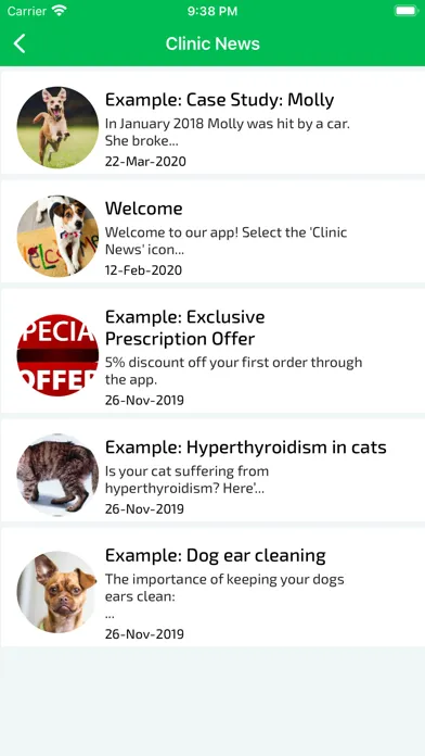 Zrzuty ekranu VCC YourVet