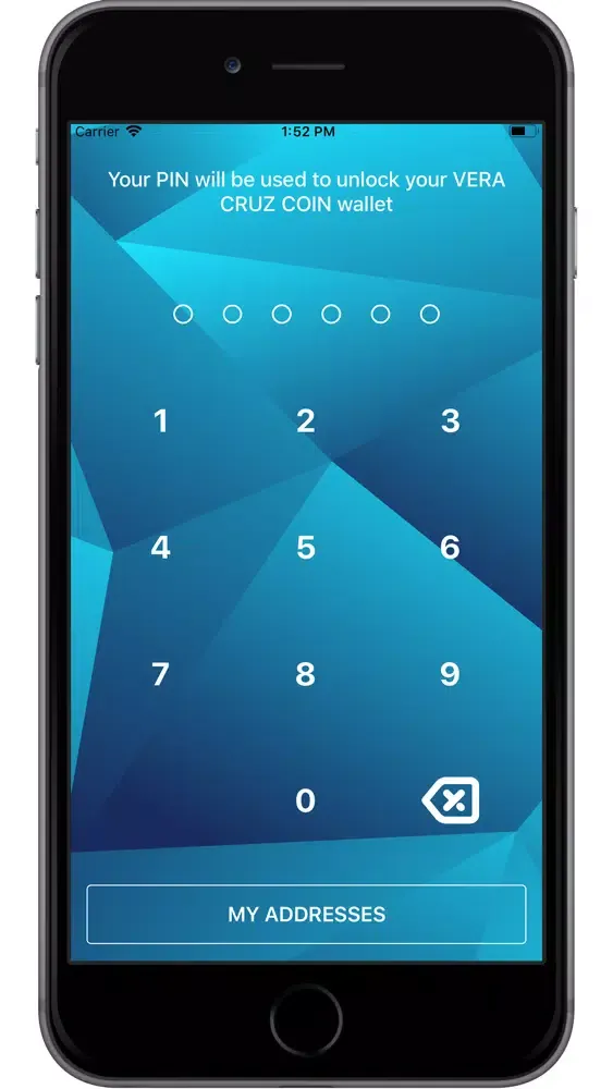 Tangkapan layar Vera Cruz Coin Wallet