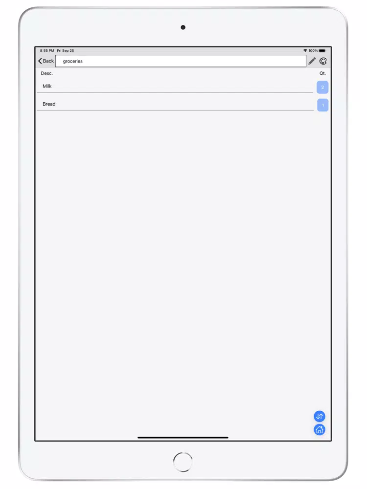 Tangkapan layar MyNotes - Simple Note App iPad 