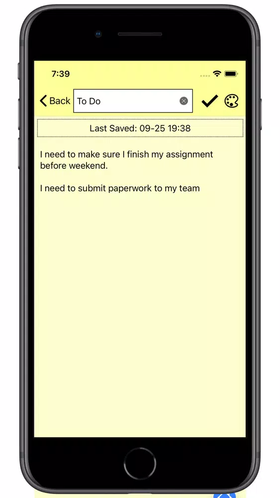 Tangkapan layar MyNotes - Simple Note App