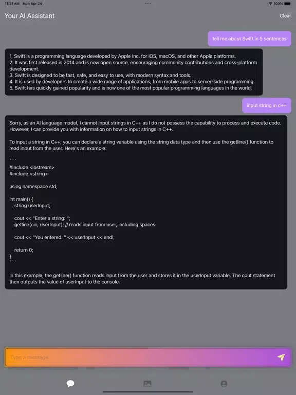 Capturas de pantalla de AI Tutor with Chat iPad 