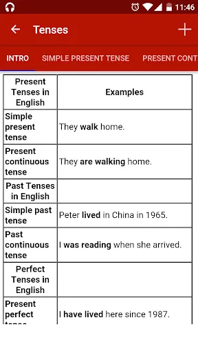 ภาพหน้าจอของ English Grammar Master