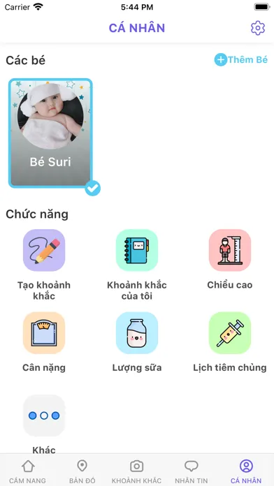 Captures d'écran de Mẹ và Bé - Mom and Baby Care