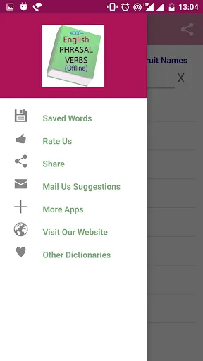 Phrasal Verbs Dictionary Screenshots