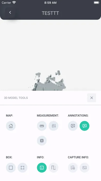 ภาพหน้าจอของ InfraScan for Gov