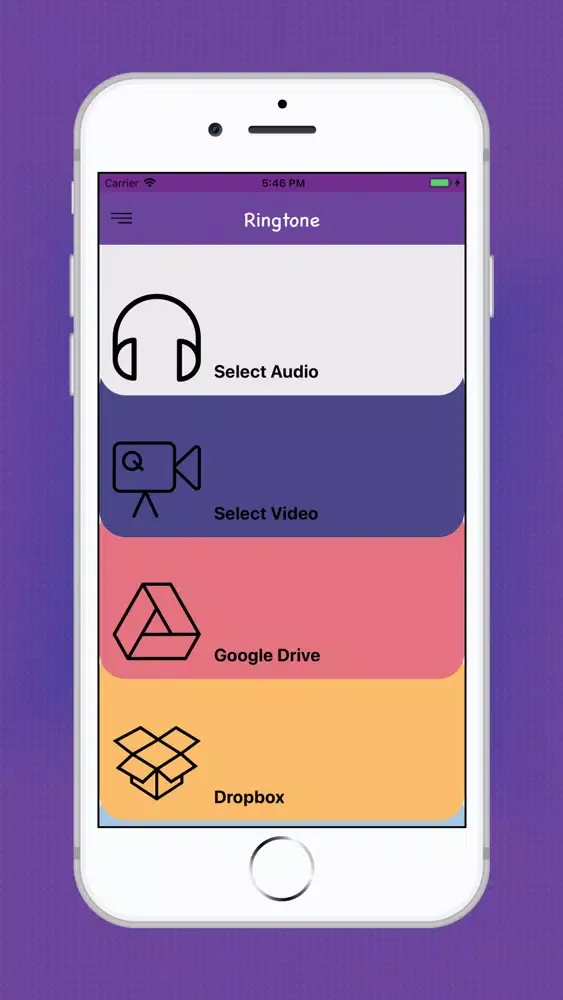 Tangkapan skrin Ringtones Cutter For iPhone