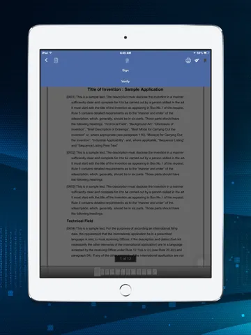 Screenshot di mCA Signing - Digitally sign documents iPad 