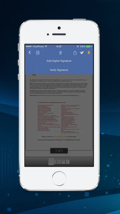 Screenshot di mCA Signing - Digitally sign documents