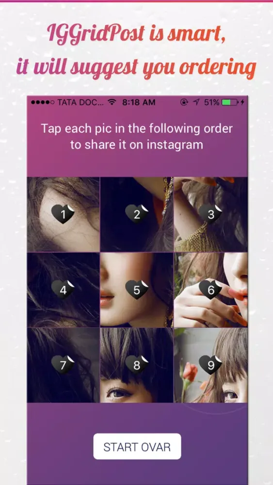 Zrzuty ekranu IG Grid Post Pro - Crop Photos For Insta Profile