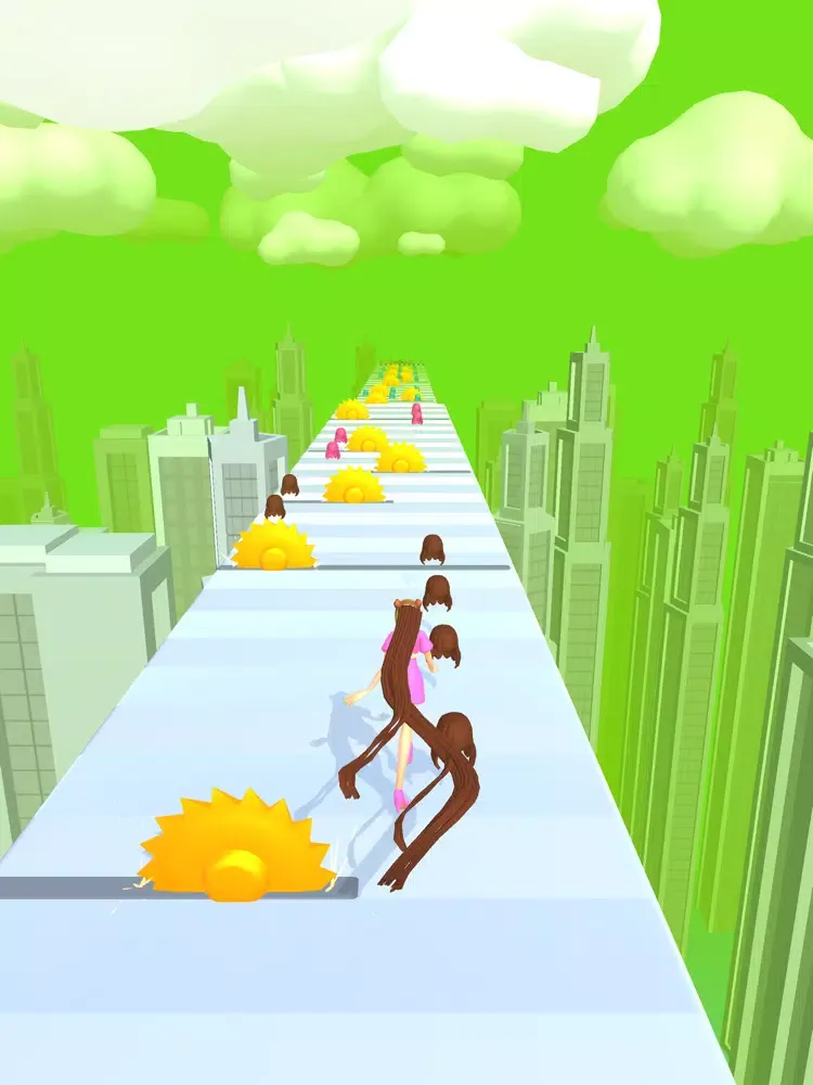 Rich Hair 3D - Survival Race iPad  Screenshots